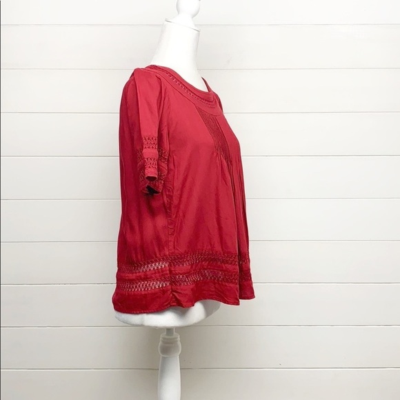Abercrombie & Fitch‎ Maroon Top - Picture 2 of 8